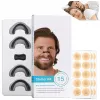 KLIPS MAGNETYCZNY NA NOS PRZECIW CHRAPANIU POPRAWIA ODDYCHANIE ZESTAW 15DNI