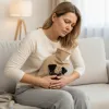 Termofor duży MOPS LAZYhome termofor na wodę dla dzieci gumowy pluszowy 2L