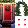 GIRLANDA CHOINKOWA ŚWIĄTECZNA SZTUCZNA 100 LED ŁAŃCUCH ZIELONA GĘSTA 270 CM