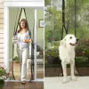 SOLIDNA MOSKITIERA MAGNETYCZNA DRZWI SIATKA Drzwiowa Z MAGNESEM 100x210 cm