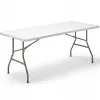 Stół cateringowy składany 180 cm biały – ogrodowy bankietowy, rozkładany, walizka | LazyHome