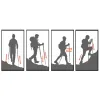 2 X KIJKI DO CHODZENIA NORDIC WALKING KIJE REGULOWANE SKŁADANE TREKKINGOWE