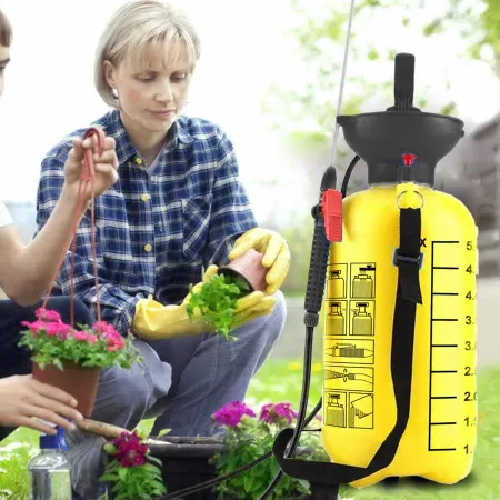 OPRYSKIWACZ OGRODOWY CIŚNIENIOWY RĘCZNY 5L LAZYhome REGULOWANA DŁUGA LANCA