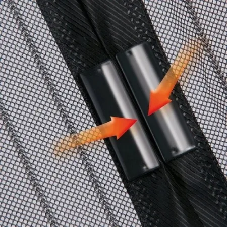 SOLIDNA MOSKITIERA MAGNETYCZNA DRZWI SIATKA Drzwiowa Z MAGNESEM 100x210 cm